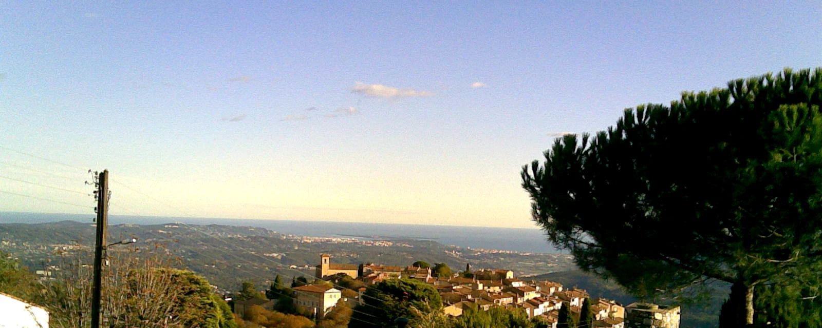 Vue de Cabris, Alpes-Maritimes