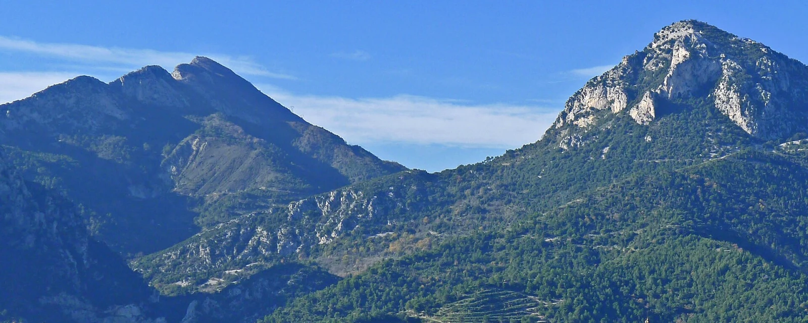 Vue de Castellar, Alpes-Maritimes