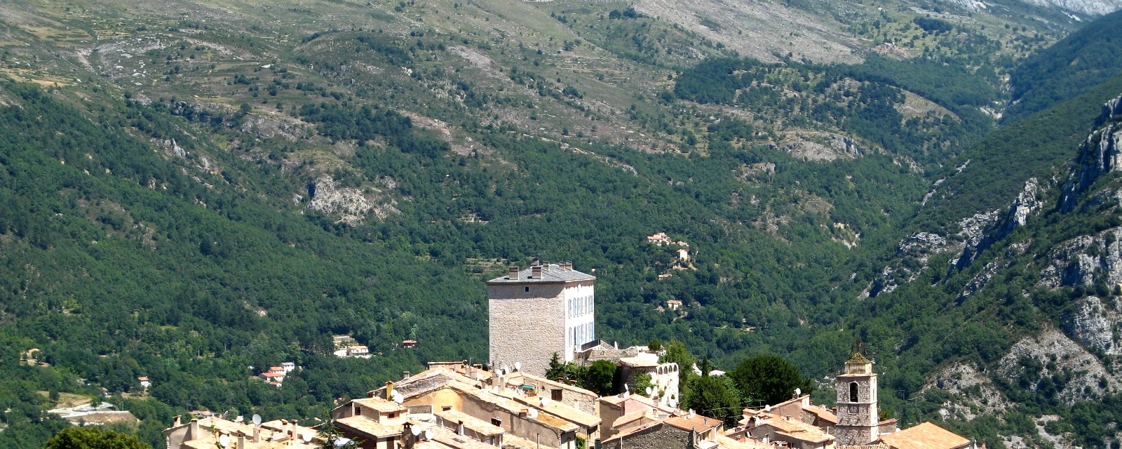 Vue de Cipières, Alpes-Maritimes