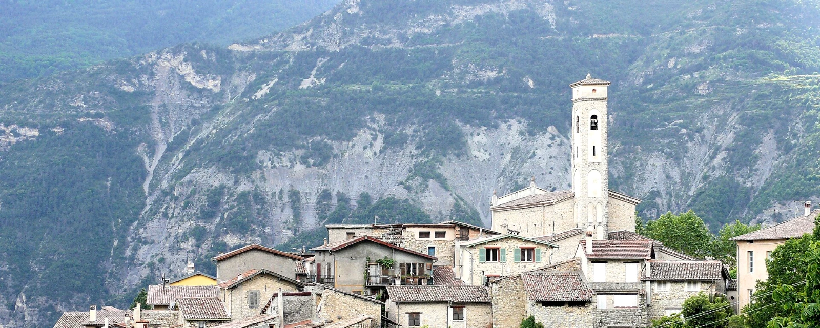 Vue de Clans, Alpes-Maritimes