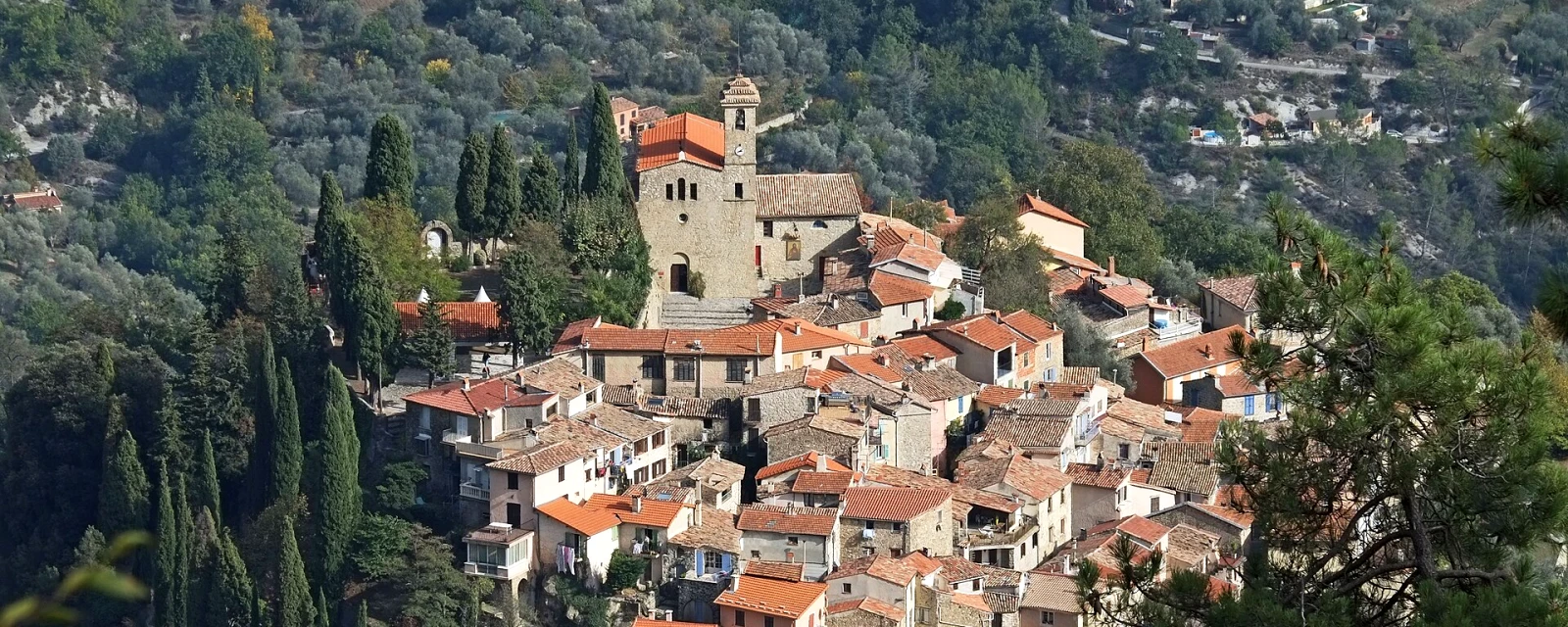 Vue de Coaraze, Alpes-Maritimes