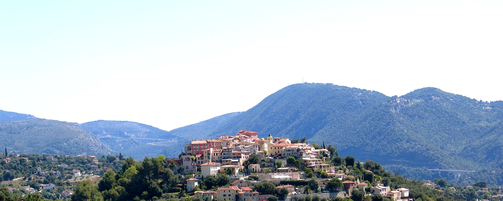 Vue de Falicon, Alpes-Maritimes