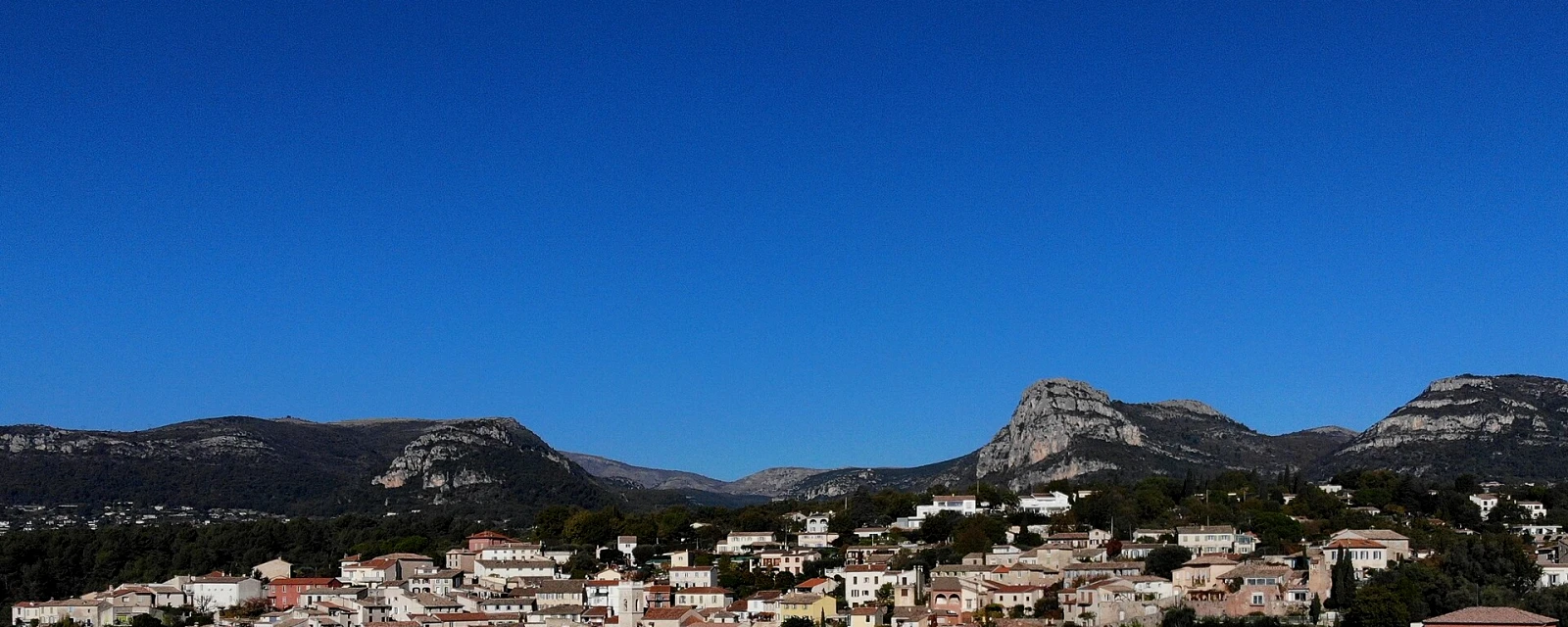 Vue de La Gaude, Alpes-Maritimes