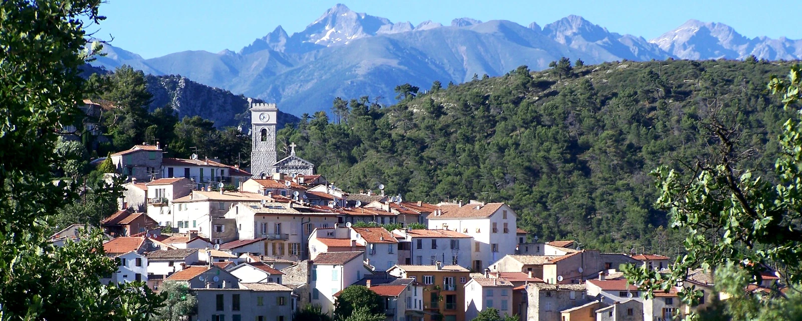 Vue de Levens, Alpes-Maritimes