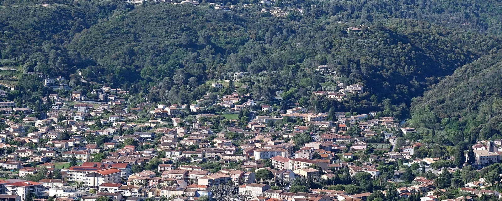 Vue de Pégomas, Alpes-Maritimes