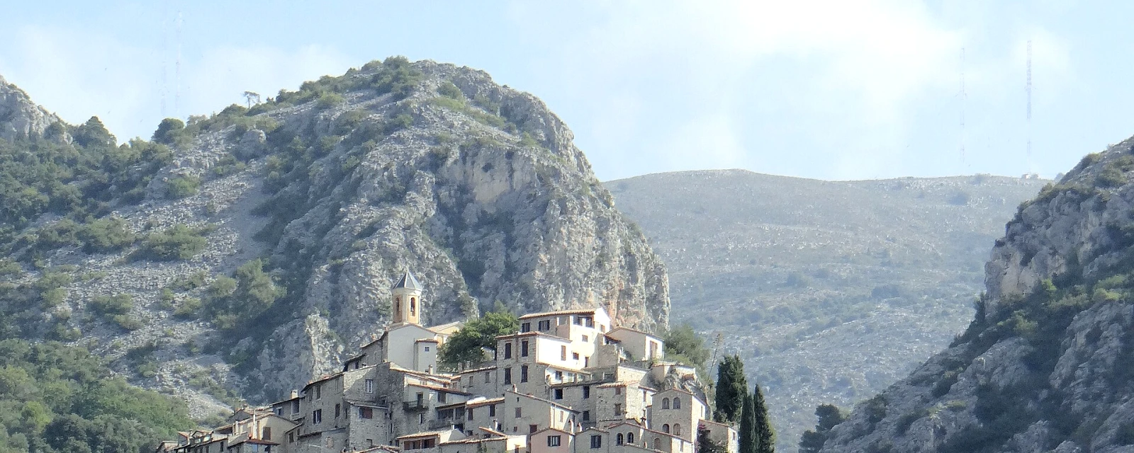 Vue de Peillon, Alpes-Maritimes