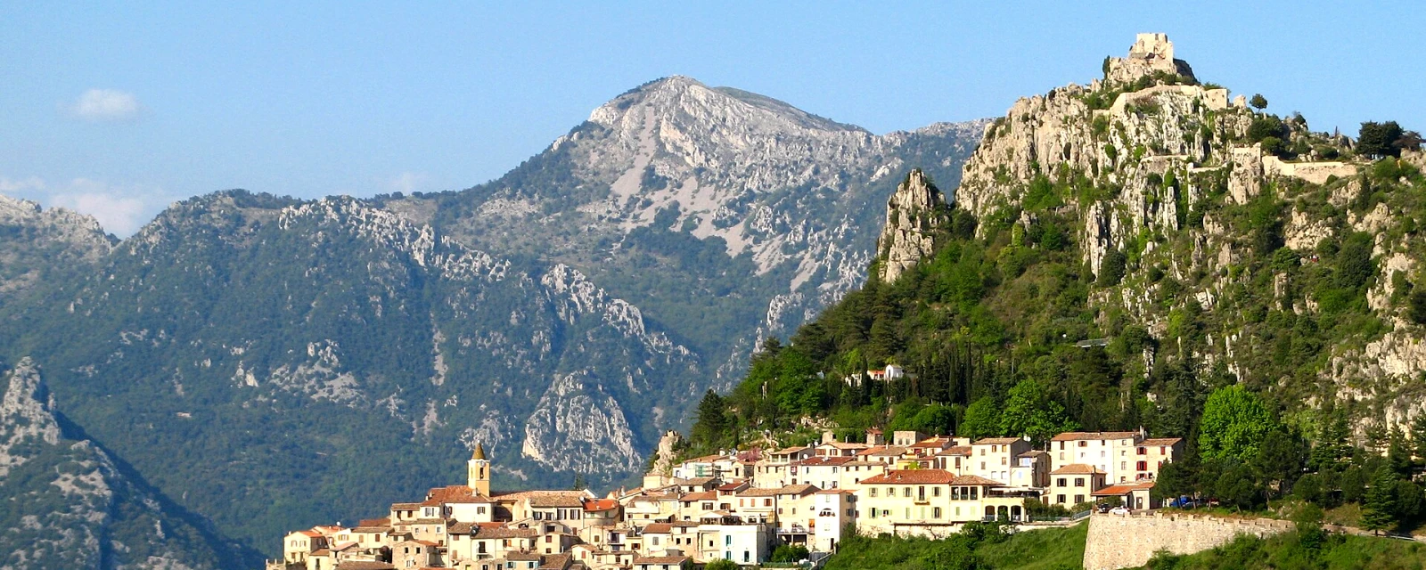 Vue de Sainte-Agnès, Alpes-Maritimes