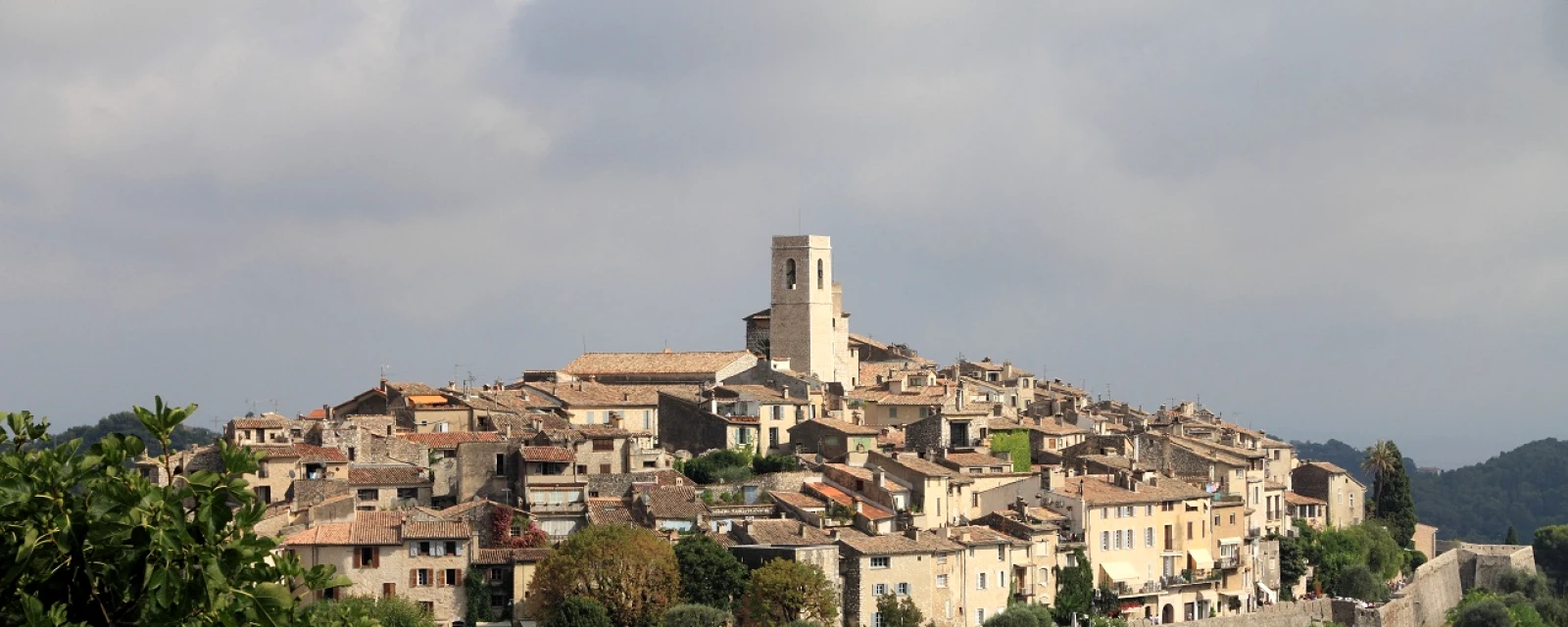 Vue de Saint-Paul-de-Vence, Alpes-Maritimes