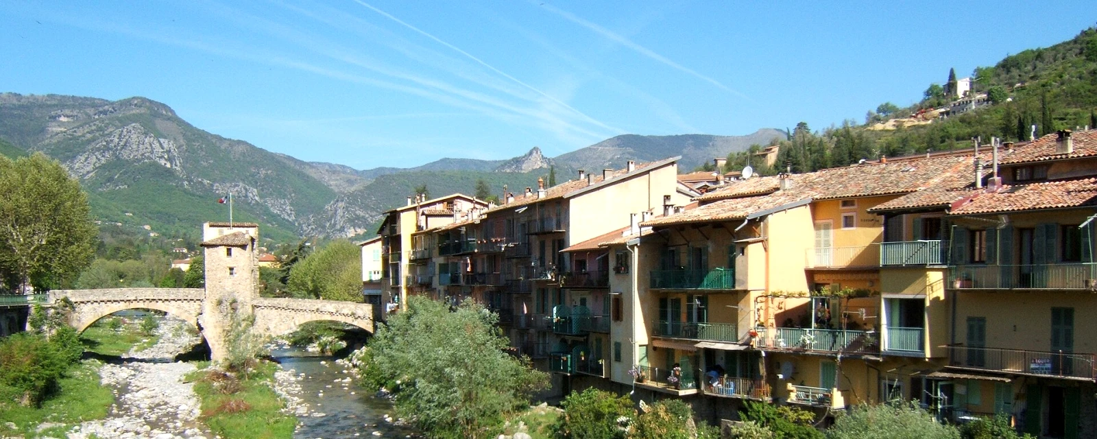 Vue de Sospel, Alpes-Maritimes