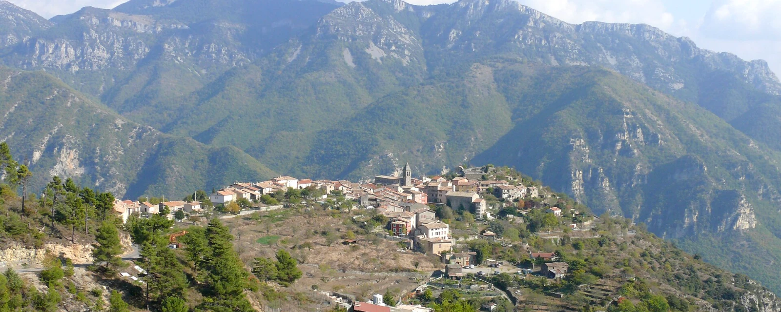 Vue de Utelle, Alpes-Maritimes