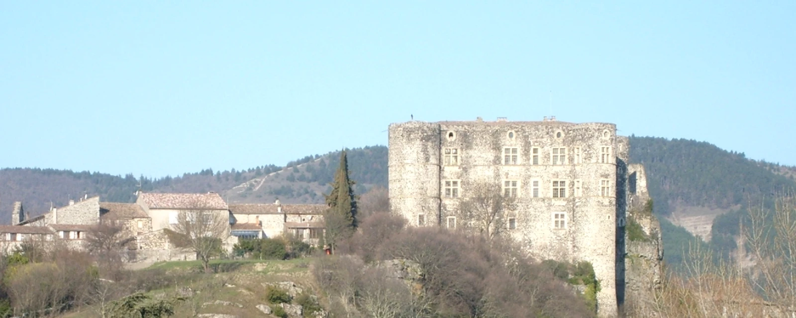Vue de Alba-la-Romaine, Ardèche