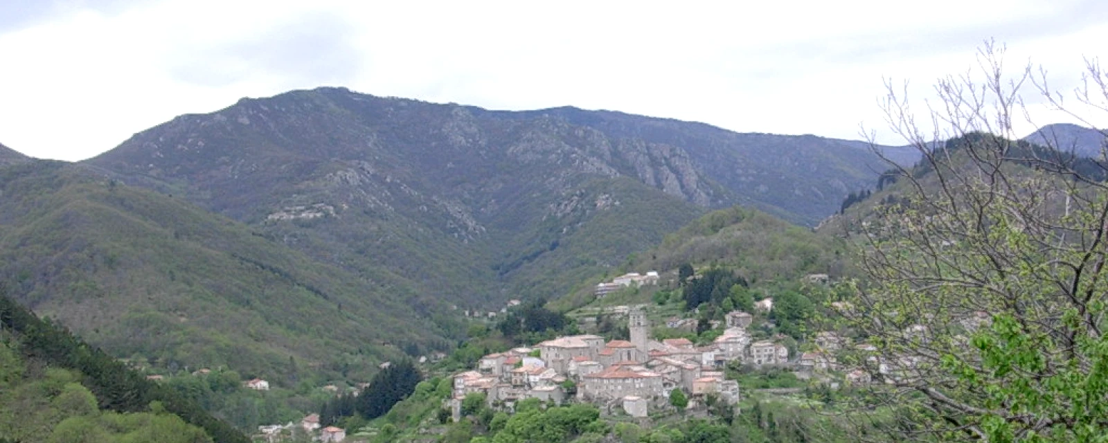 Vue de Vallées-d'Antraigues-Asperjoc, Ardèche
