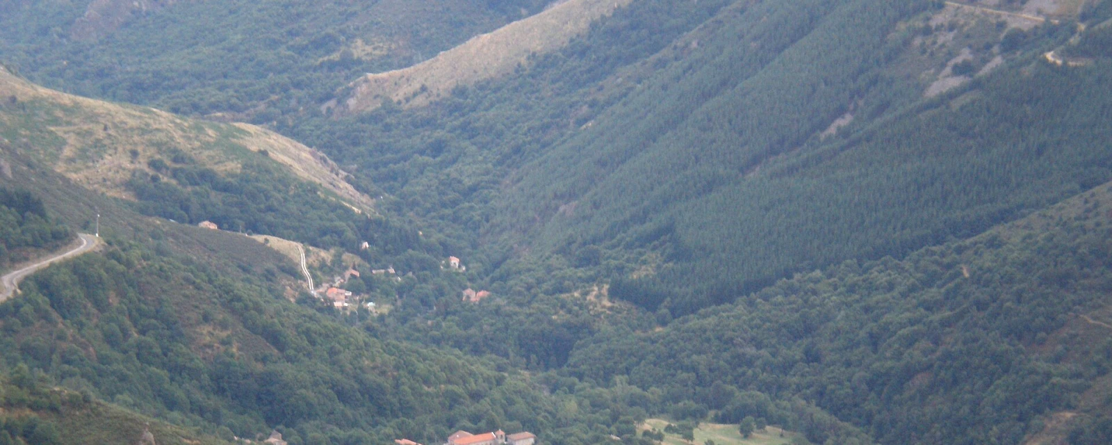 Vue de Astet, Ardèche