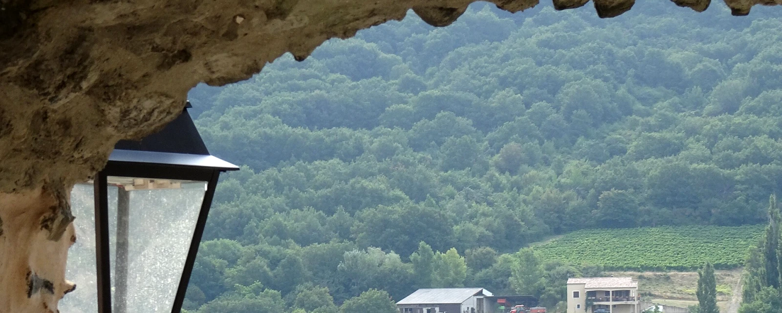 Vue de Aubignas, Ardèche