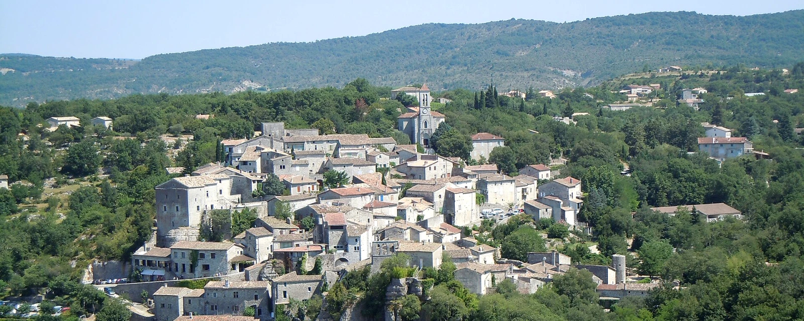 Vue de Balazuc, Ardèche