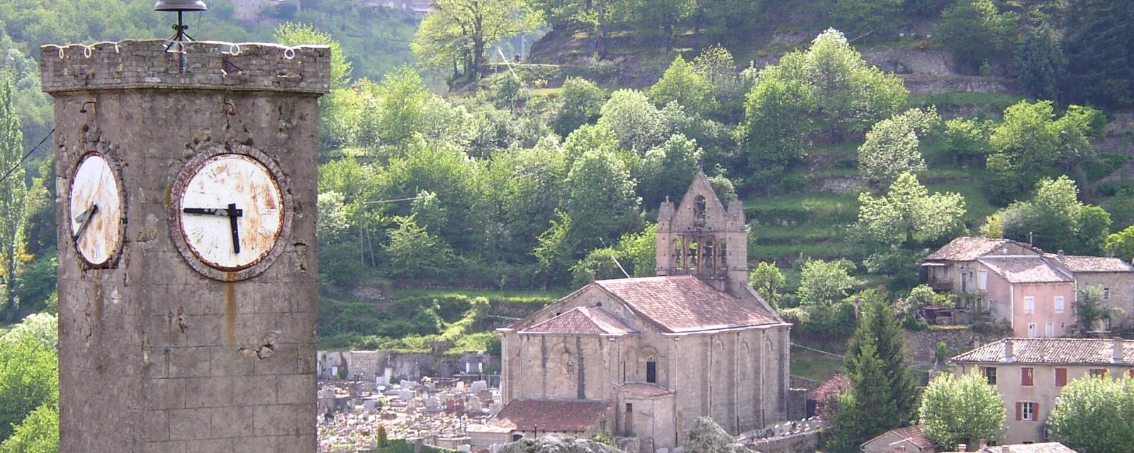 Vue de Burzet, Ardèche