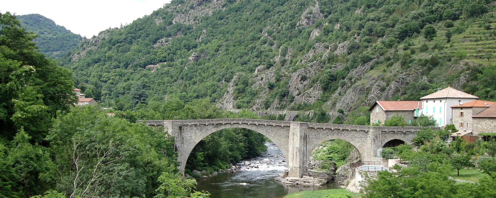 Vue de Chalencon, Ardèche