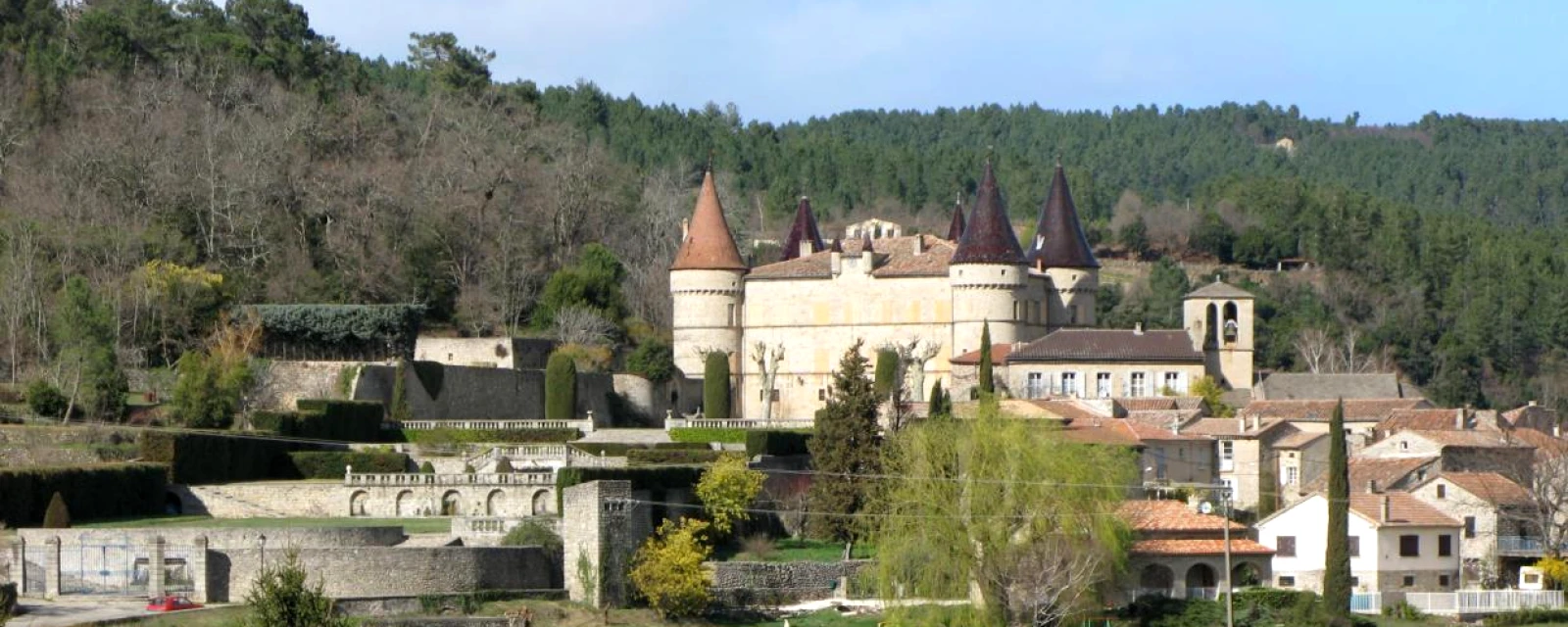 Vue de Chambonas, Ardèche