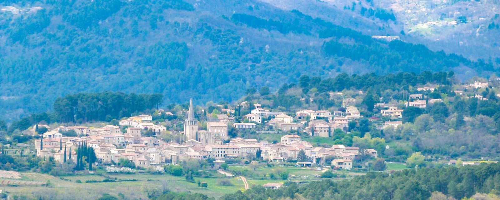 Vue de Chassiers, Ardèche