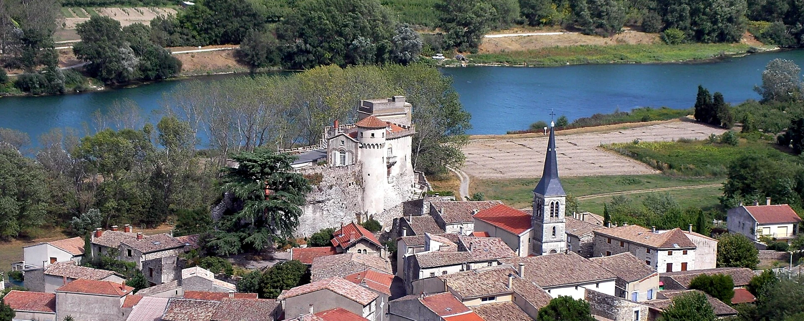 Vue de Châteaubourg, Ardèche