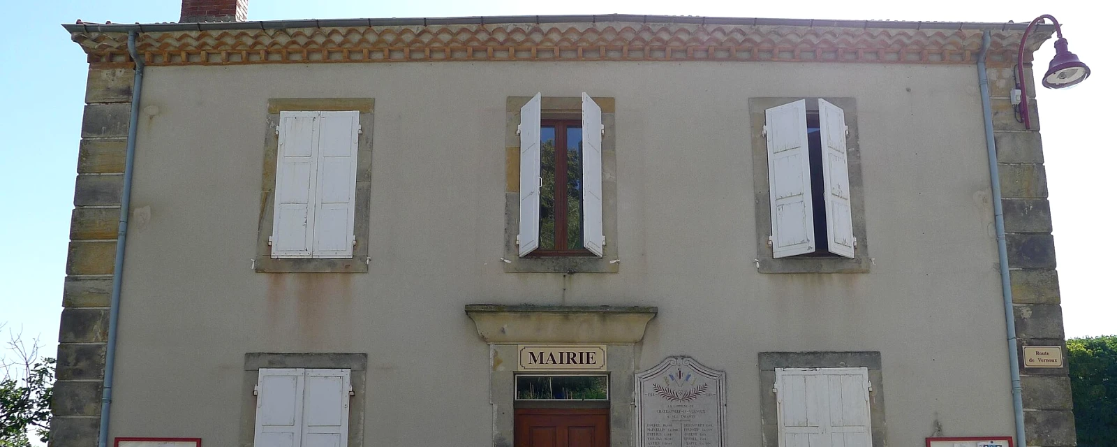 Vue de Châteauneuf-de-Vernoux, Ardèche