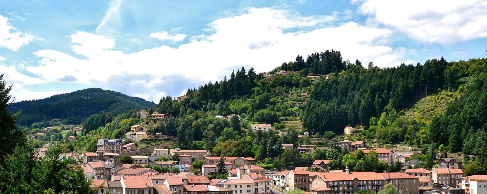 Vue de Le Cheylard, Ardèche