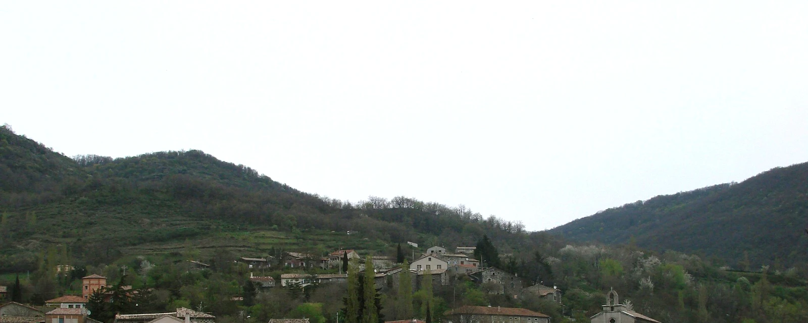 Vue de Darbres, Ardèche