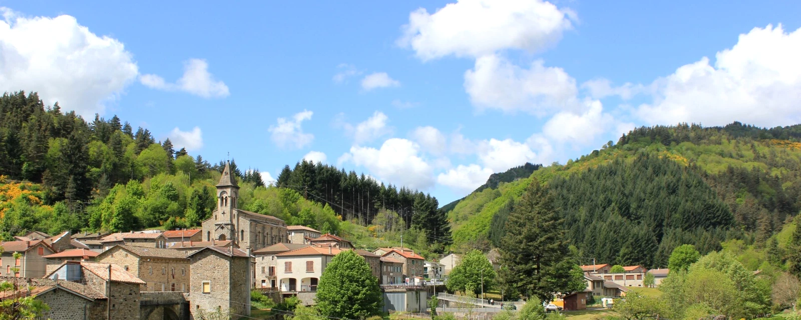 Vue de Dornas, Ardèche