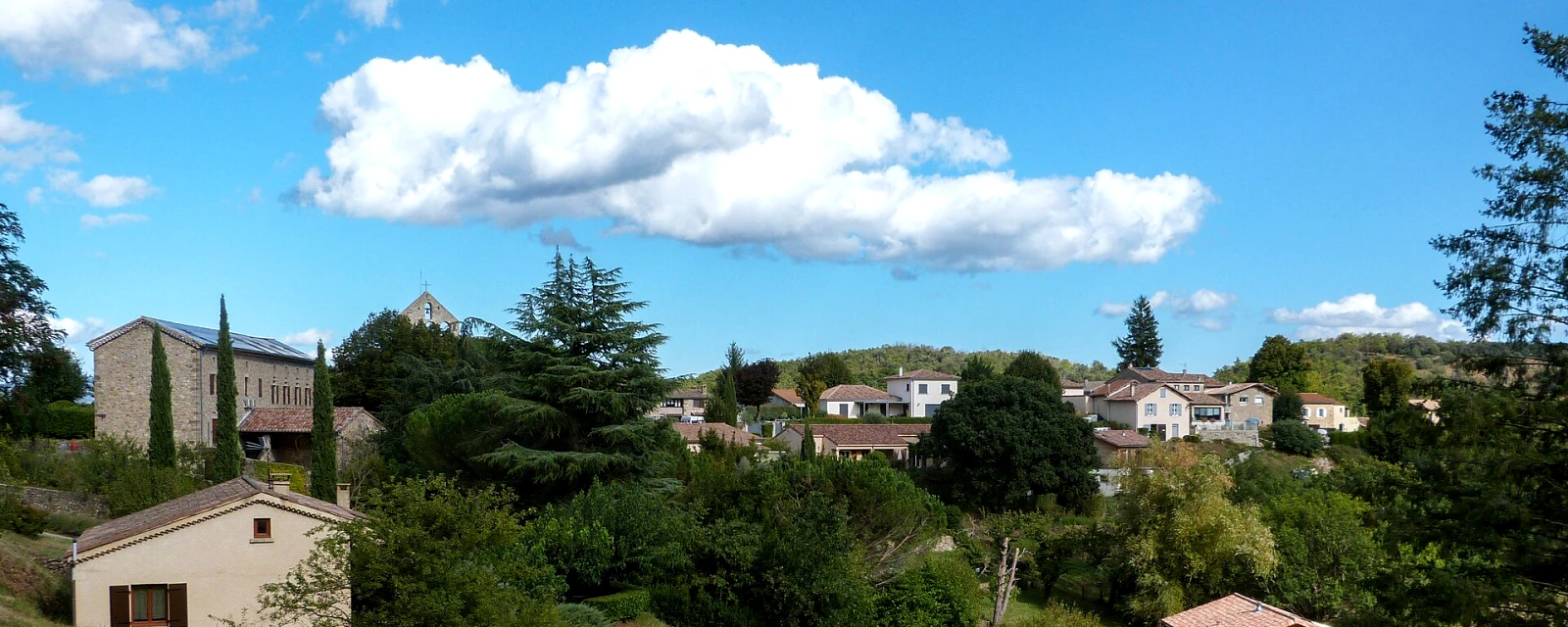 Vue de Fabras, Ardèche