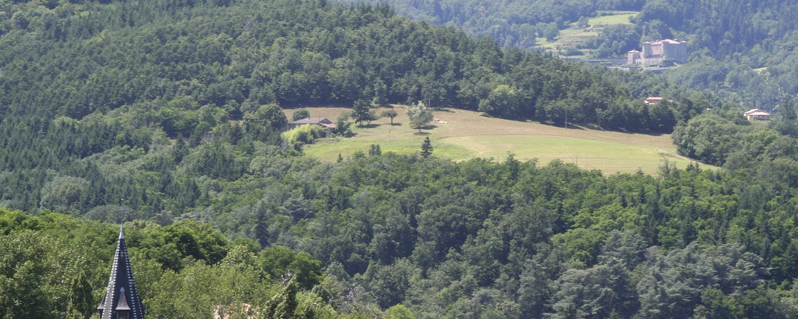 Vue de Gilhoc-sur-Ormèze, Ardèche