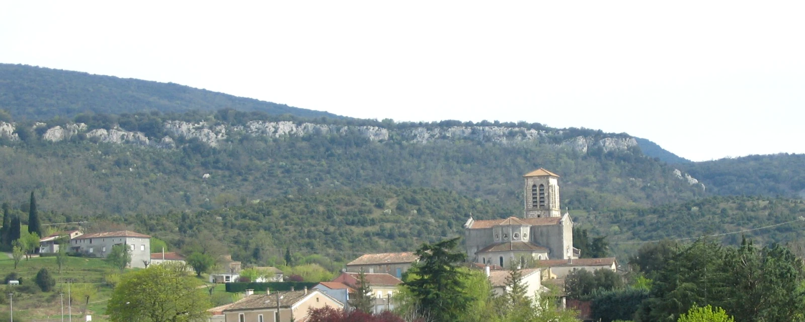 Vue de Grospierres, Ardèche