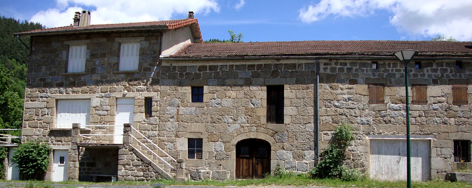 Vue de Saint-Julien-d'Intres, Ardèche