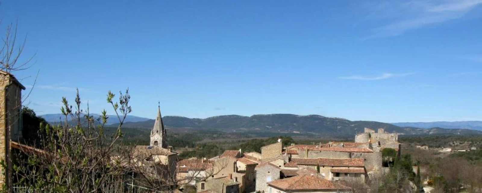 Vue de Labastide-de-Virac, Ardèche