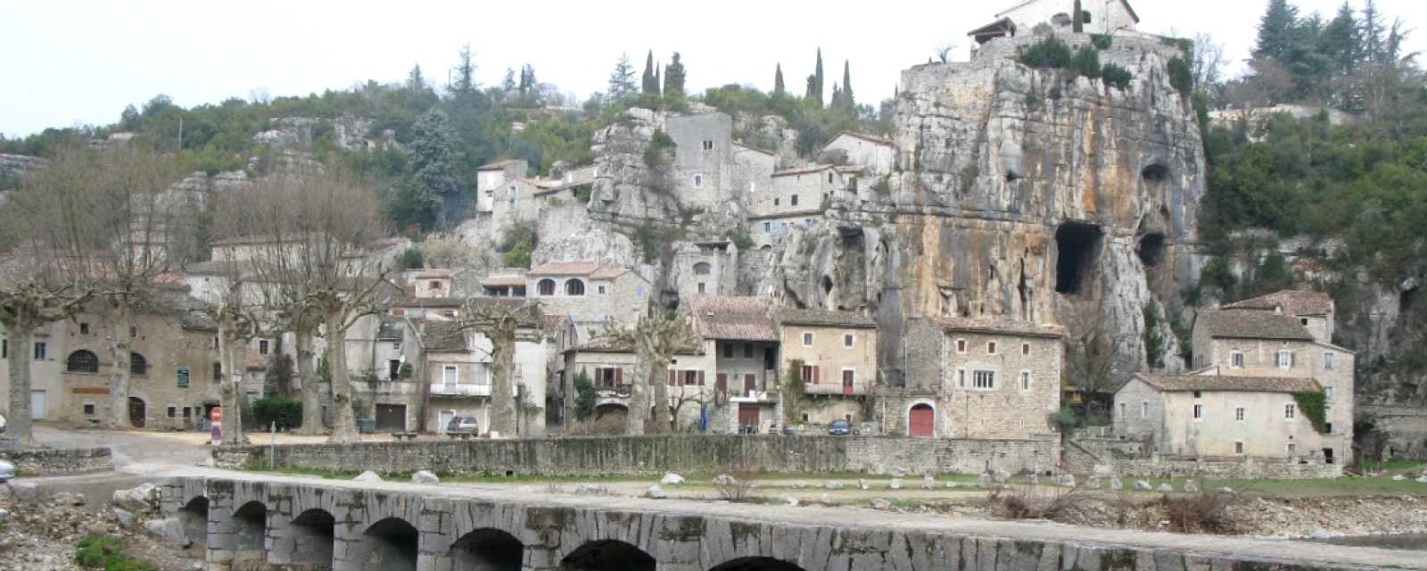 Vue de Labeaume, Ardèche