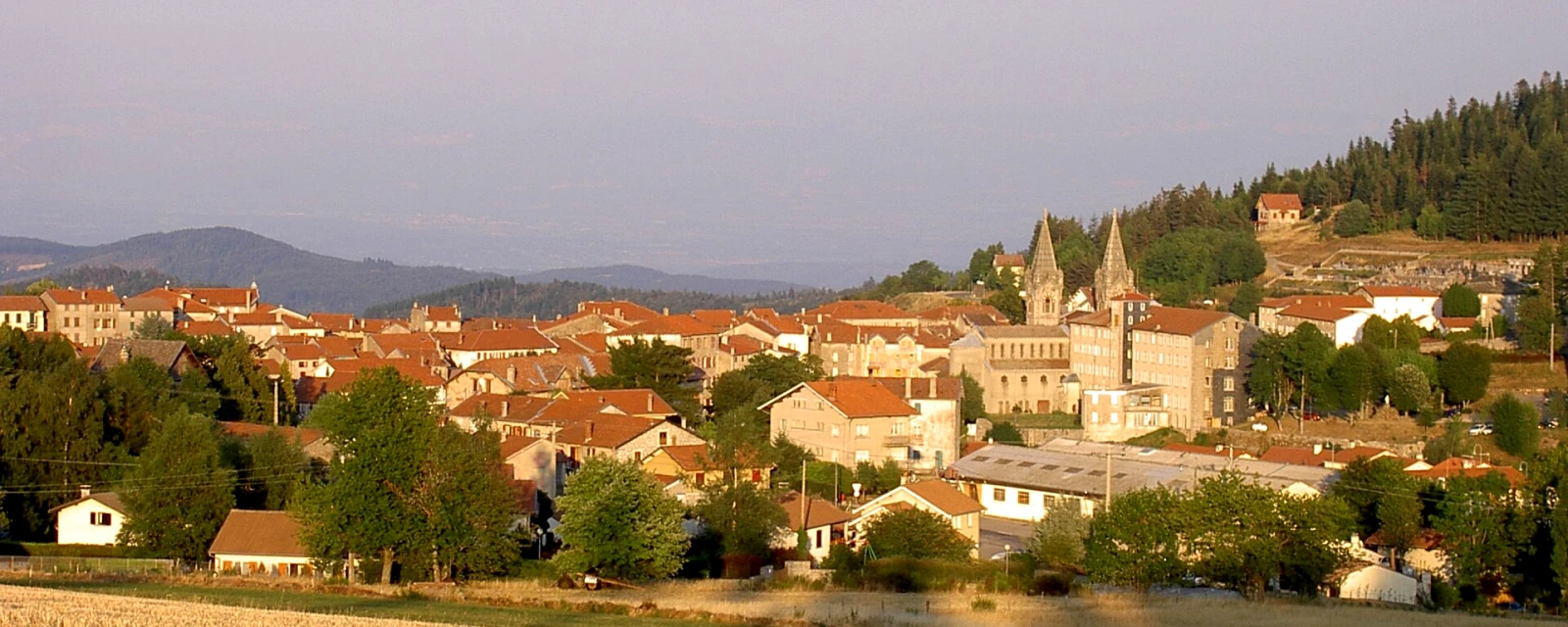 Vue de Lalouvesc, Ardèche
