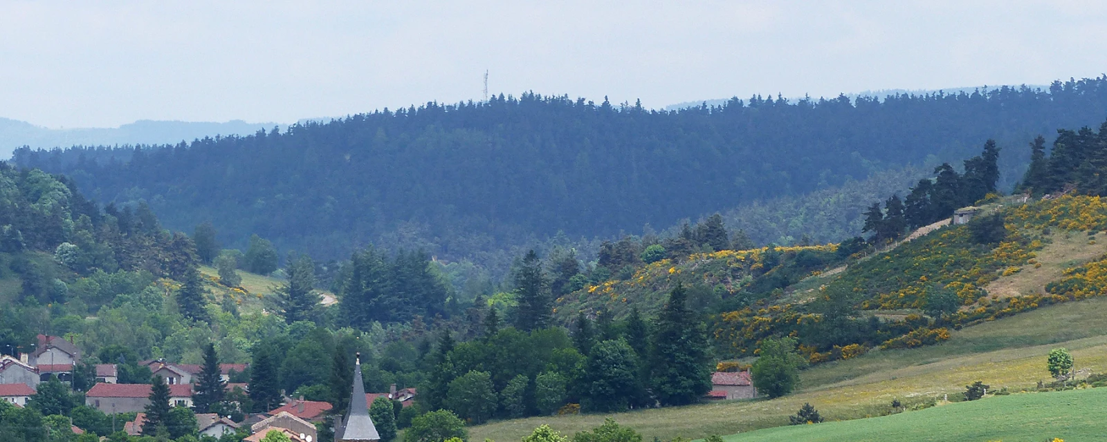 Vue de Laveyrune, Ardèche