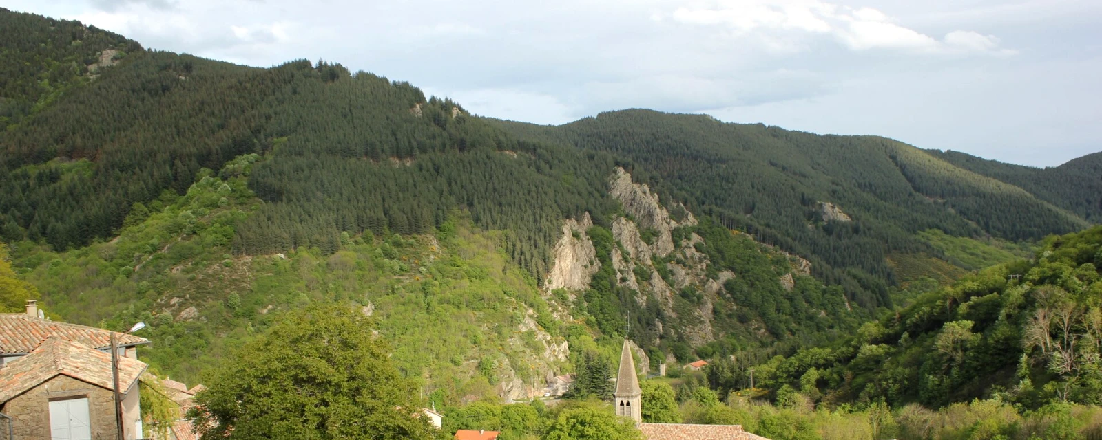 Vue de Laviolle, Ardèche