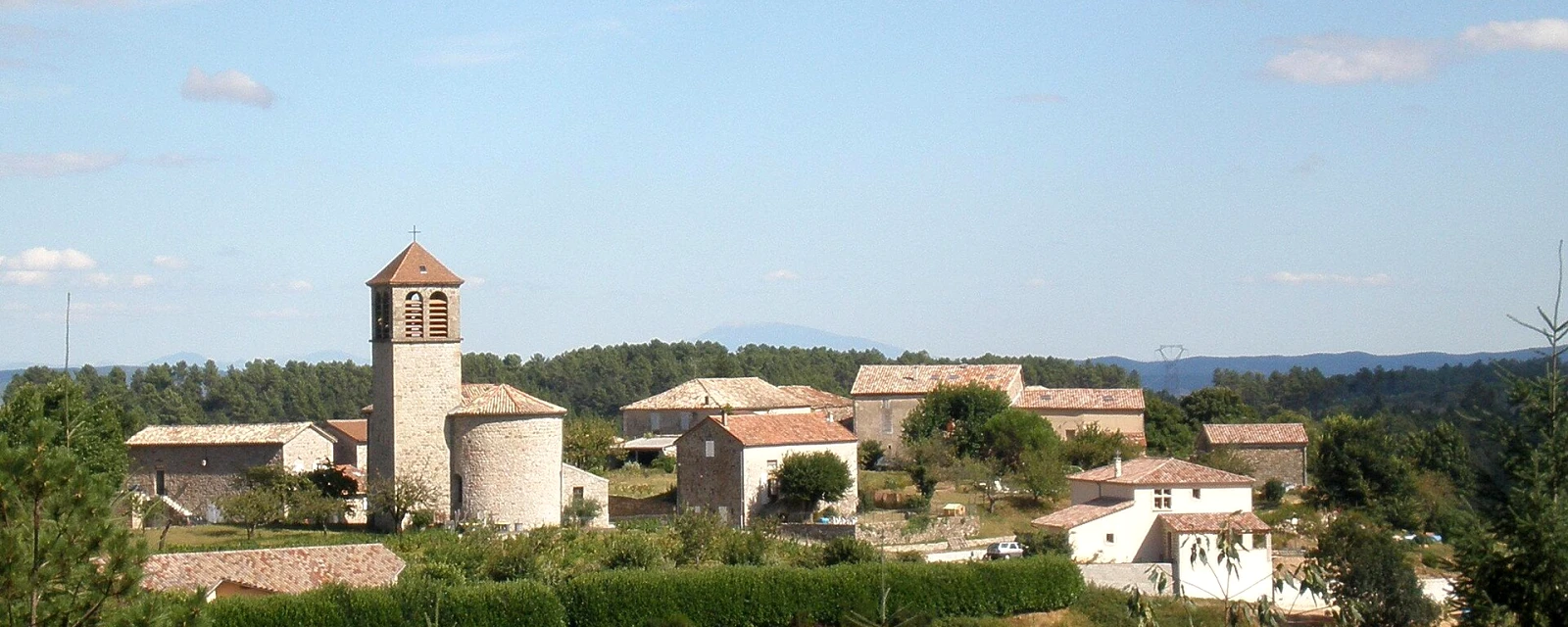 Vue de Lentillères, Ardèche