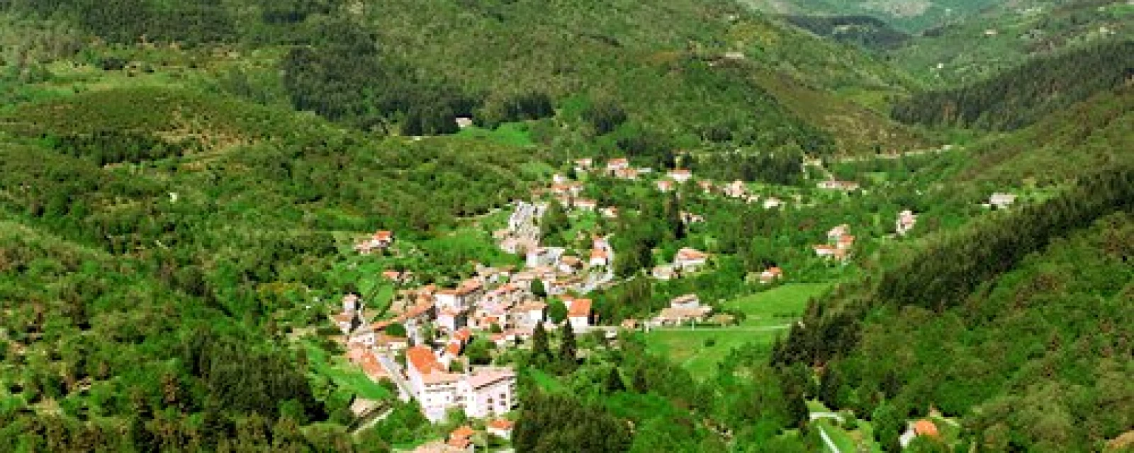 Vue de Marcols-les-Eaux, Ardèche