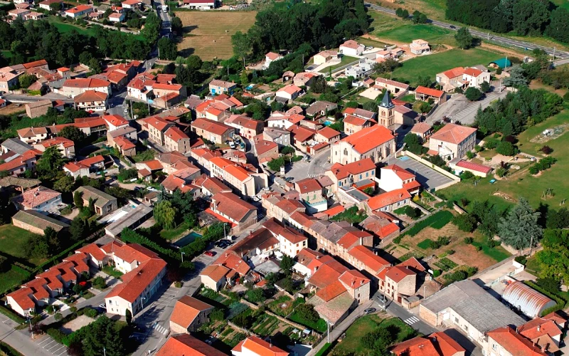 Vue de Peaugres