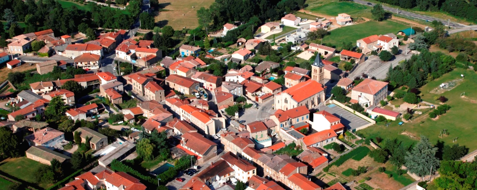 Vue de Peaugres, Ardèche