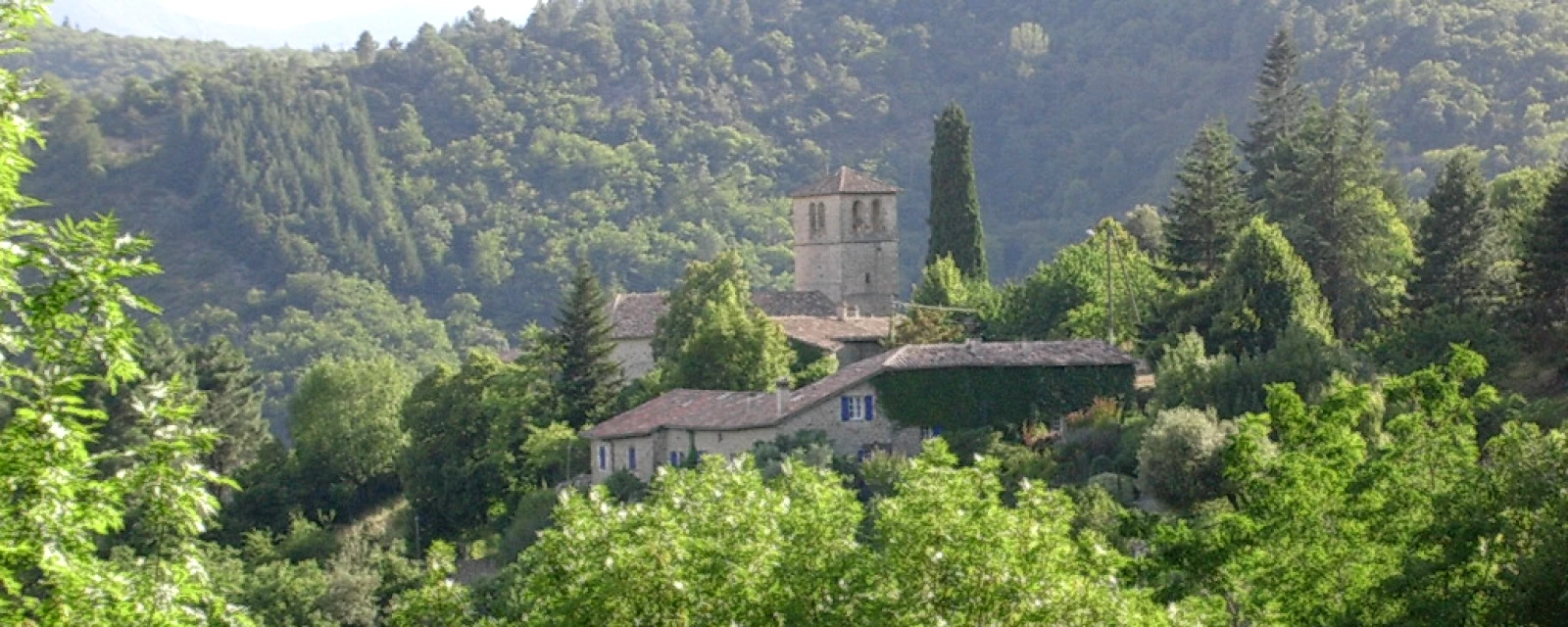 Vue de Pont-de-Labeaume, Ardèche