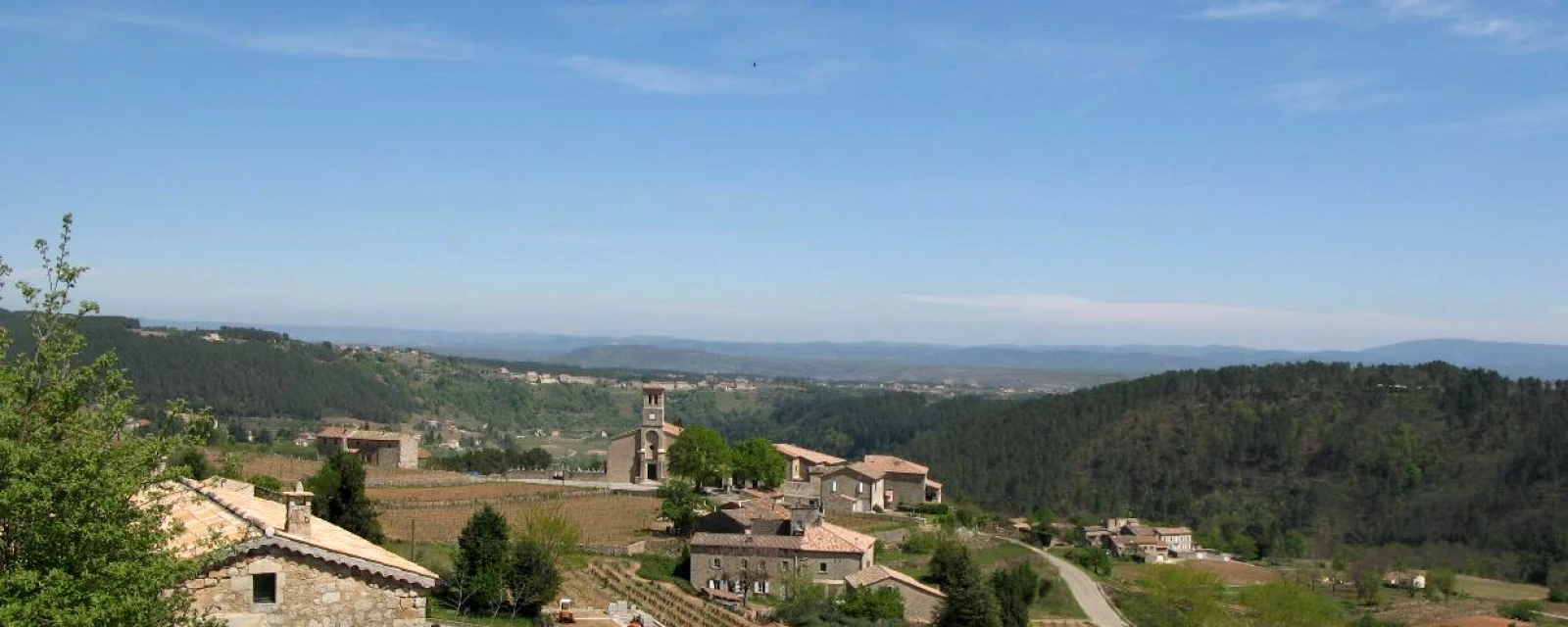 Vue de Ribes, Ardèche