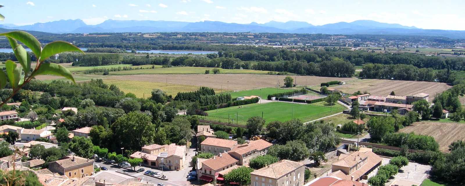 Vue de Rochemaure, Ardèche