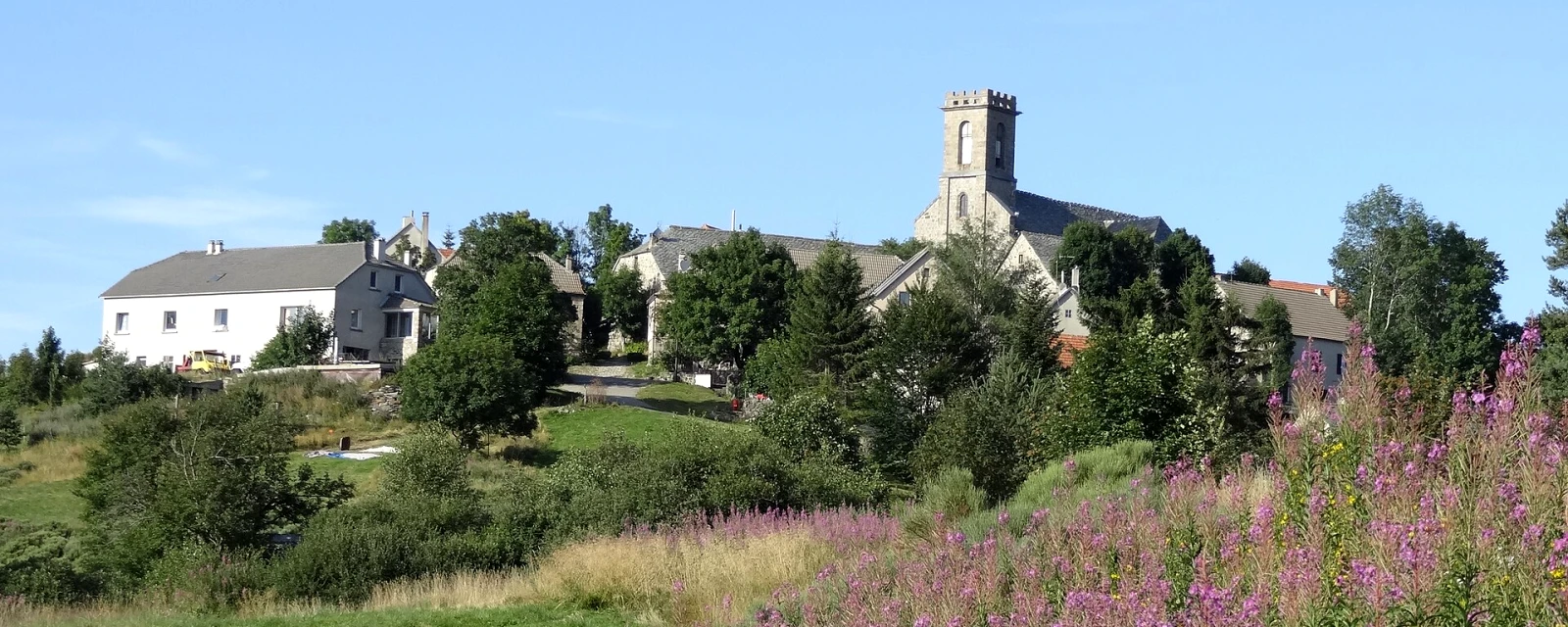 Vue de Sagnes-et-Goudoulet, Ardèche