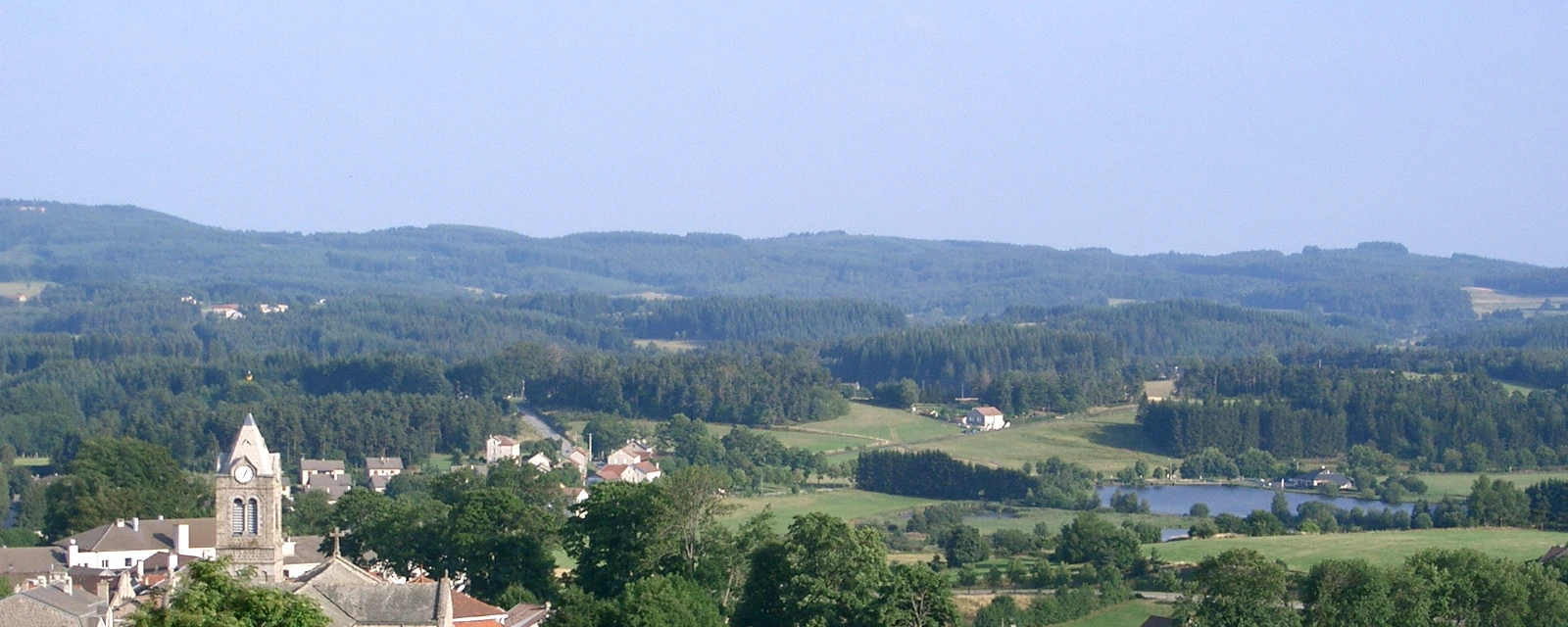 Vue de Saint-Agrève, Ardèche