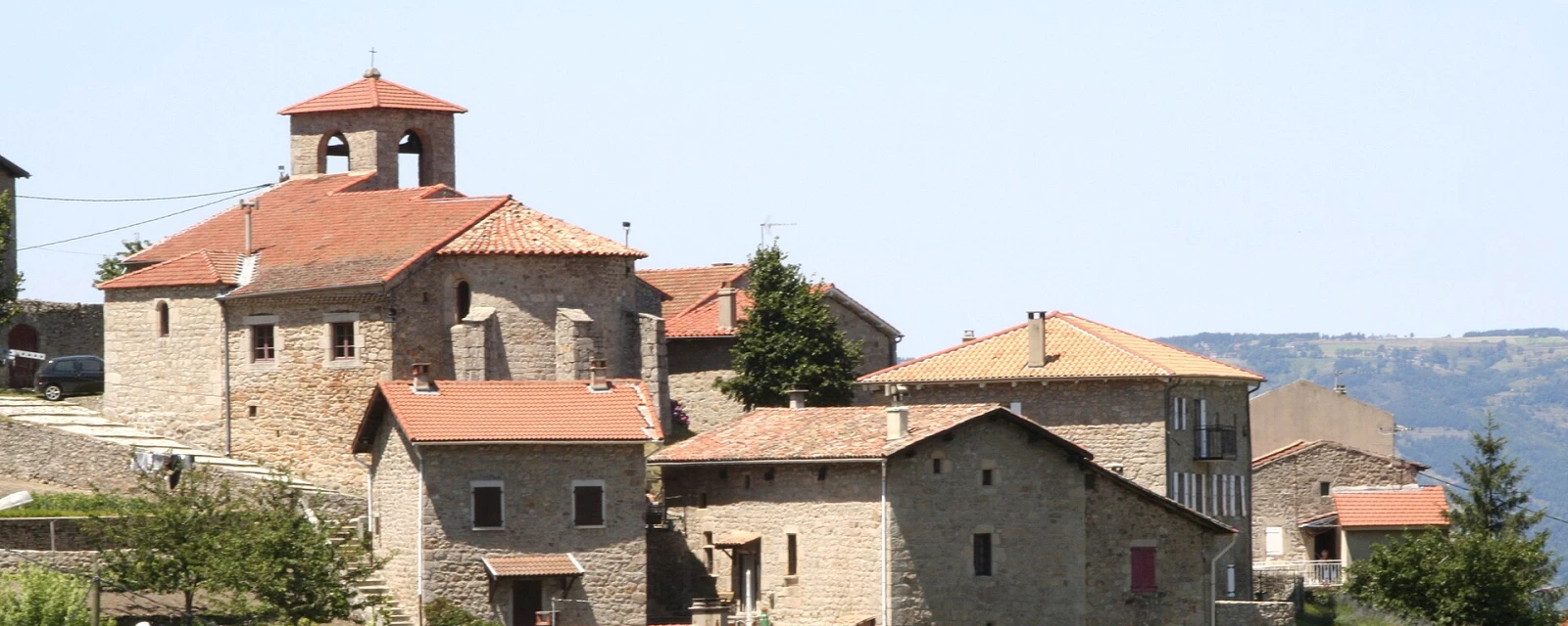 Vue de Saint-Basile, Ardèche