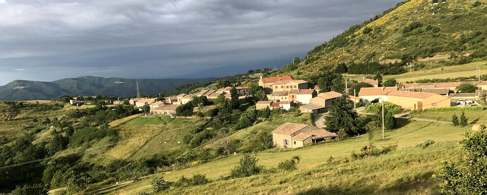 Vue de Saint-Cierge-la-Serre, Ardèche