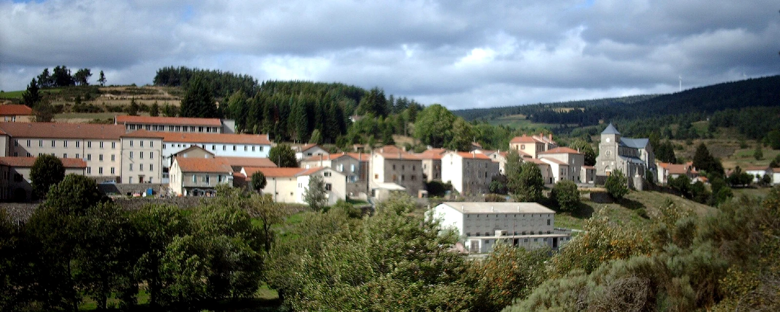 Vue de Saint-Étienne-de-Lugdarès, Ardèche