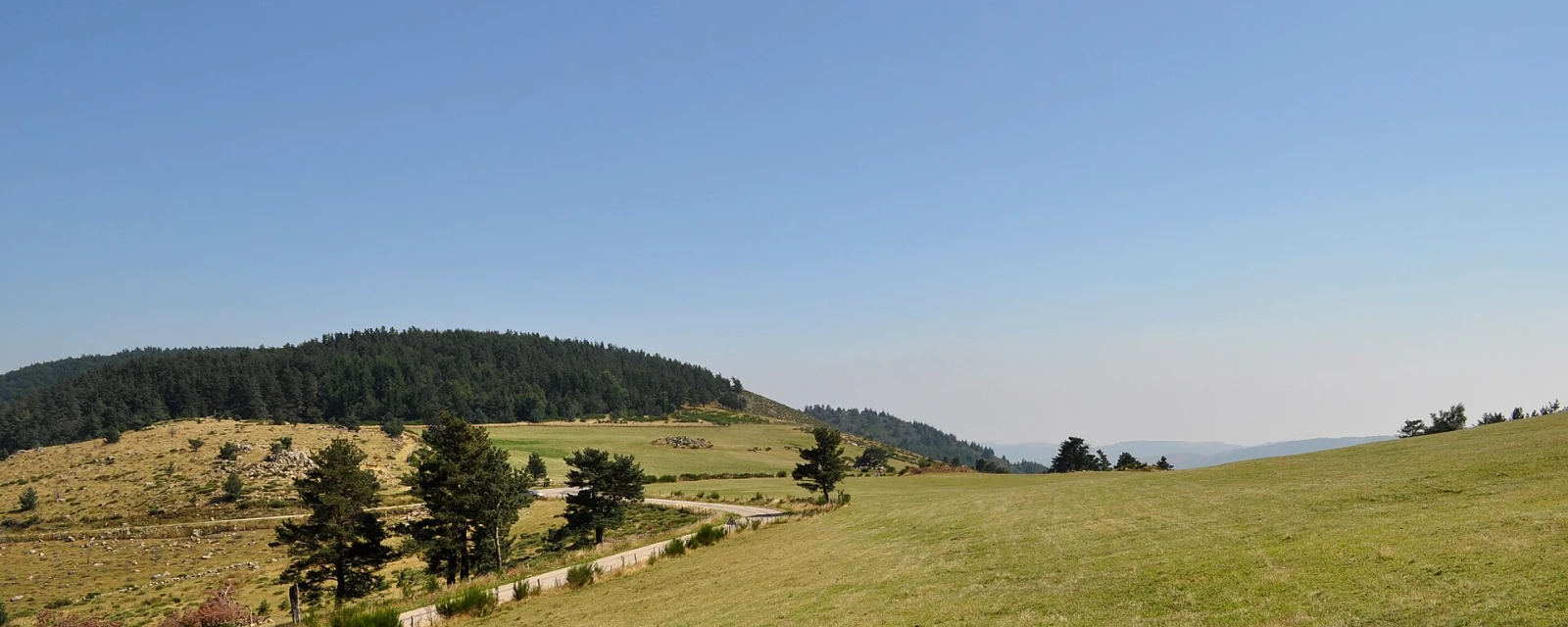 Vue de Saint-Genest-Lachamp, Ardèche